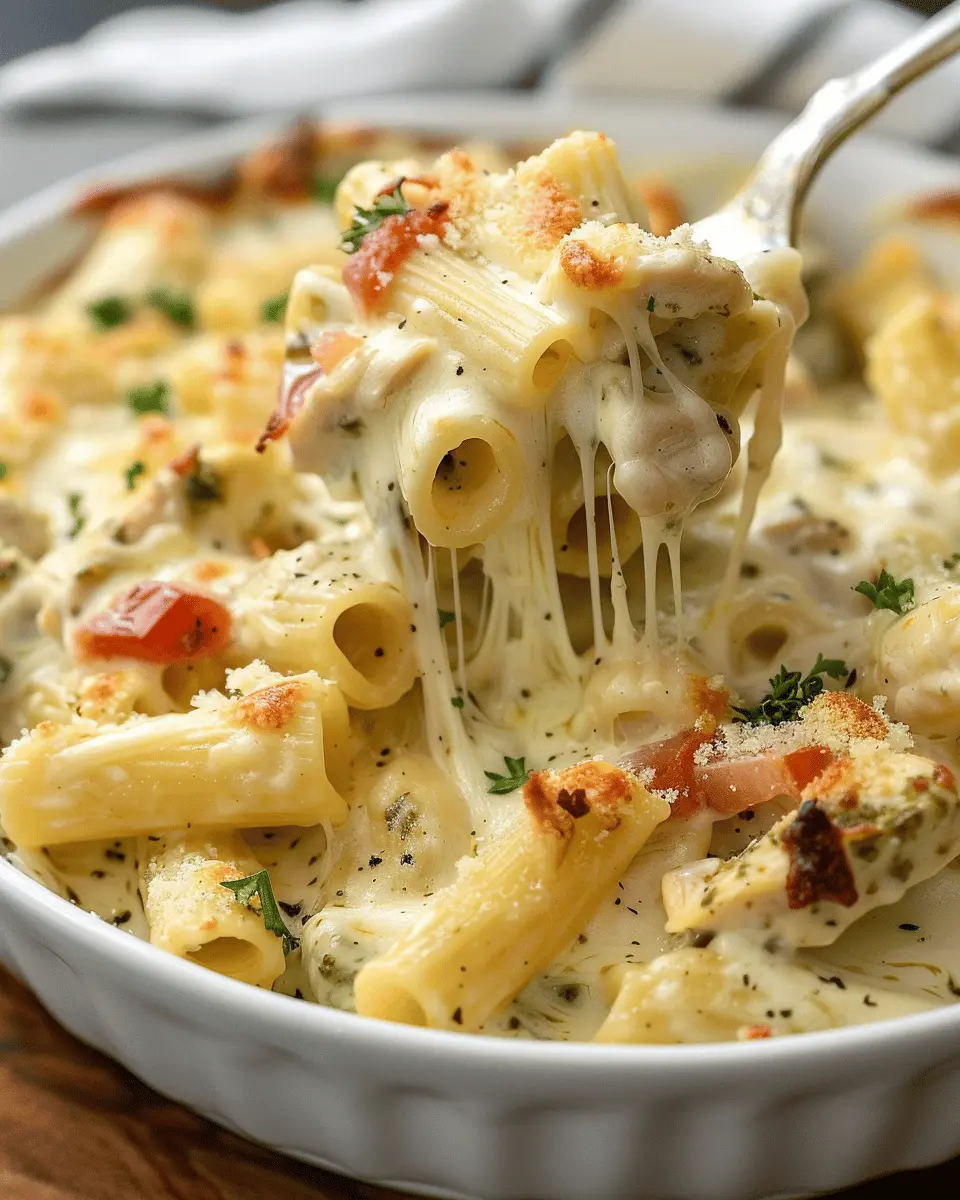 Creamy Pesto Chicken Pasta Bake: An Indulgent Family Favorite