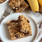 Banana Oatmeal Bars