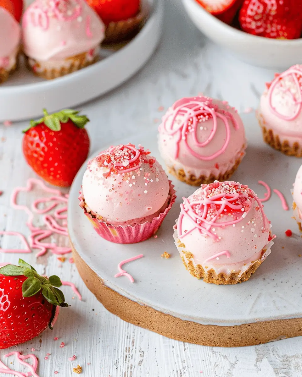 No-Bake Strawberry Cheesecake Bites: Easy Indulgence for Everyone
