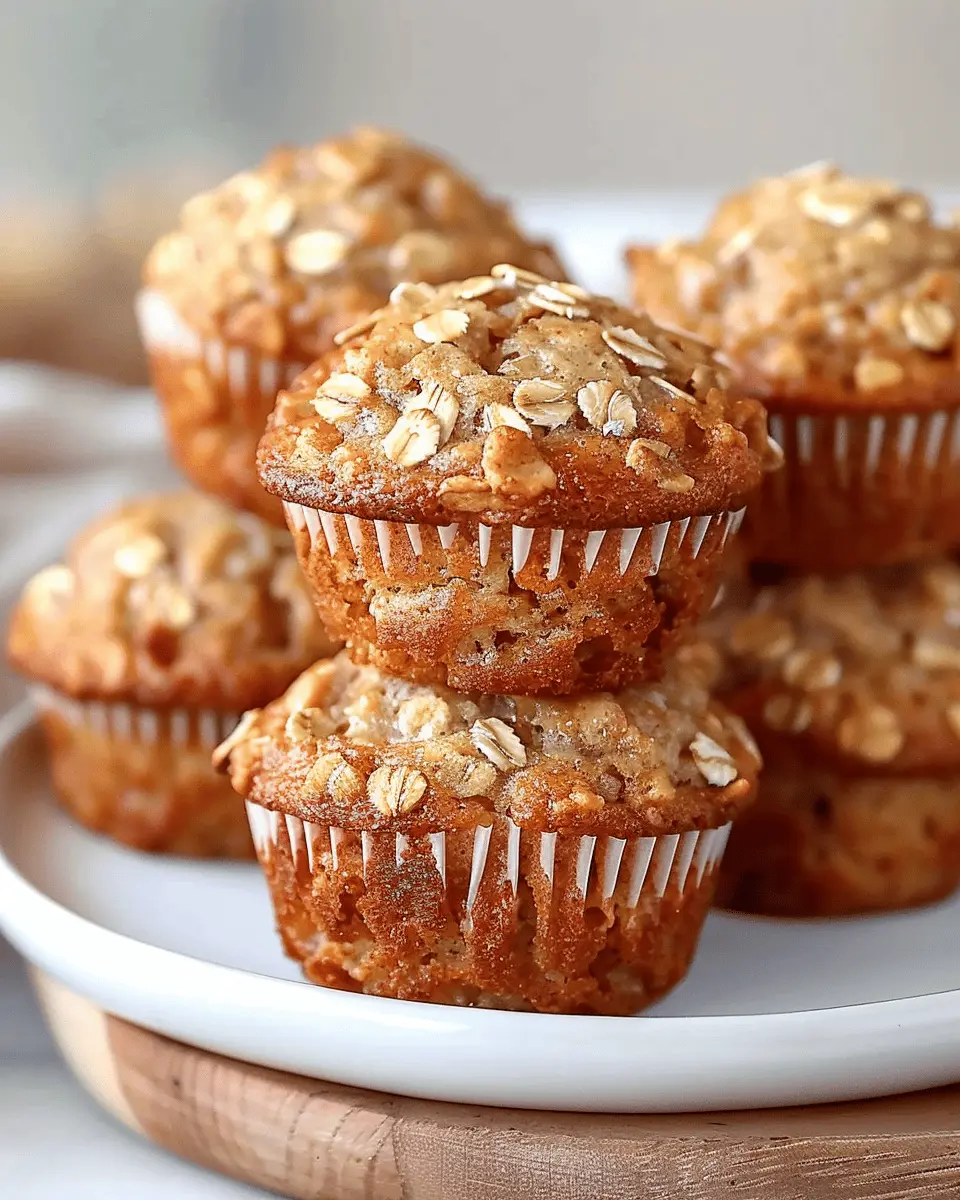 Moist Applesauce Oatmeal Muffins: The Best Easy Recipe for You