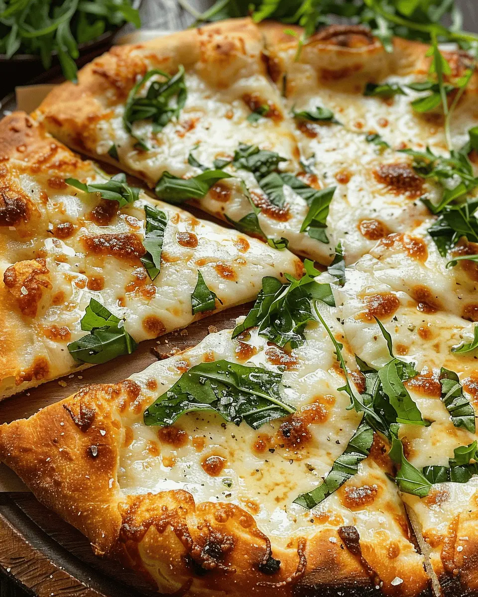 White Pizza Delight: Easy Homemade Recipe with Turkey Bacon and Chicken Ham