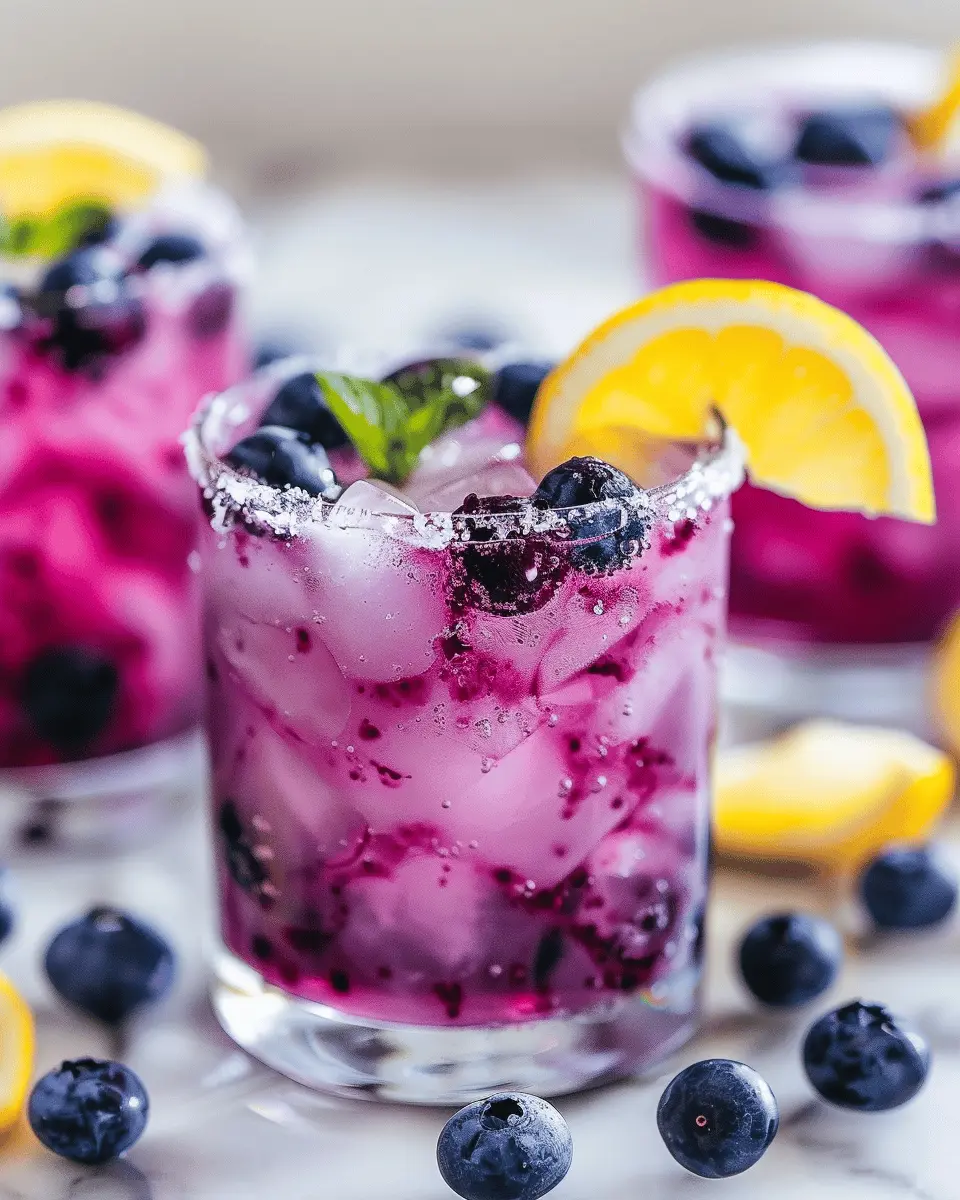 Blueberry Lemonade Vodka Smash: Refreshing Summer Delight