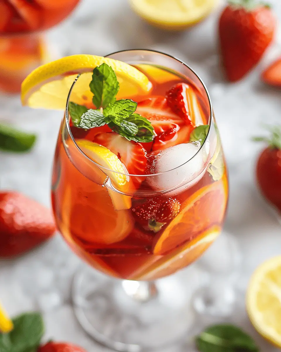 Strawberry Sangria: A Refreshing Twist for Summer Gatherings