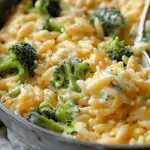 Creamy One-Pot Broccoli Cheddar Orzo