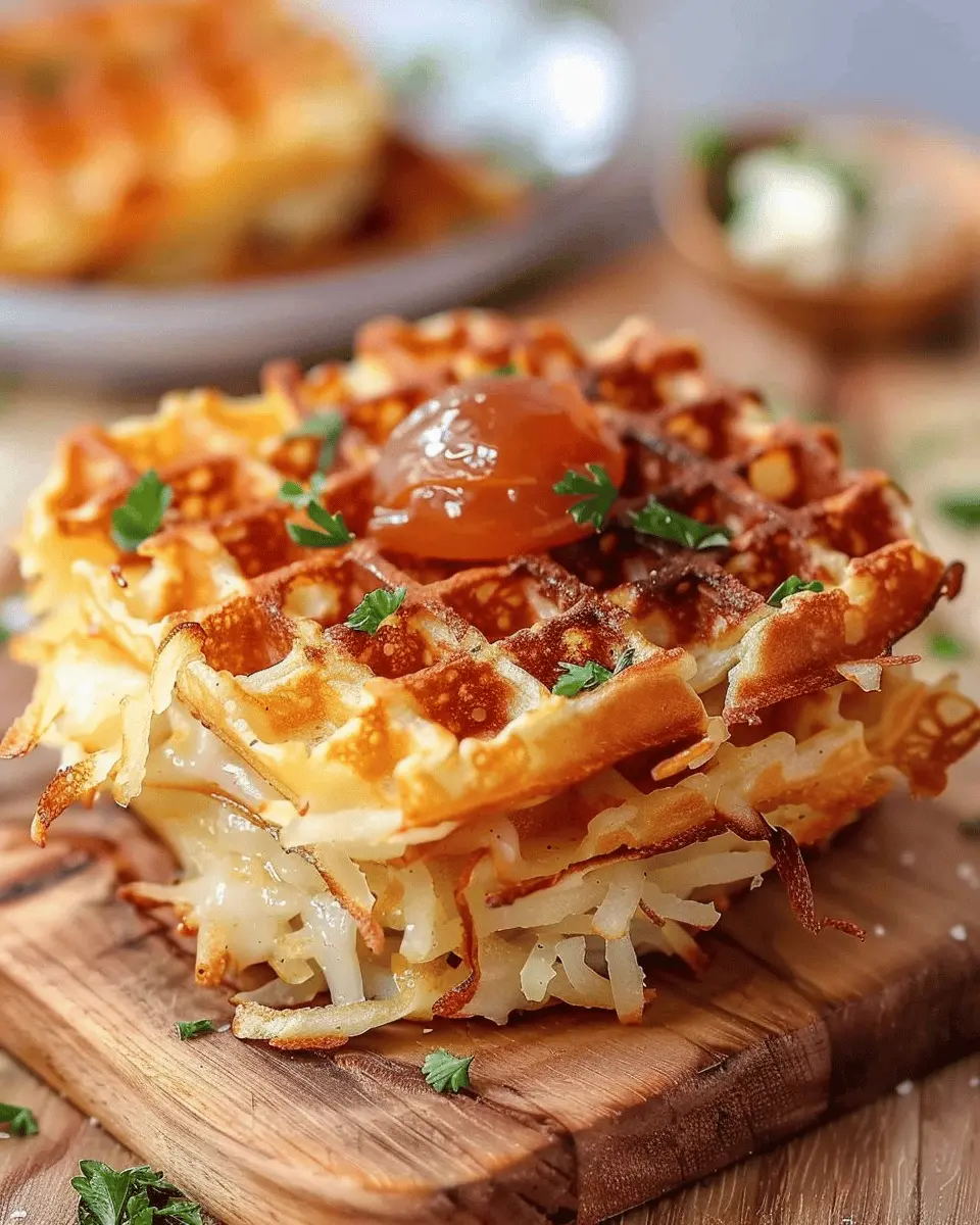 Healthy Hashbrown Chaffle: Easy Recipe for a Guilt-Free Breakfast