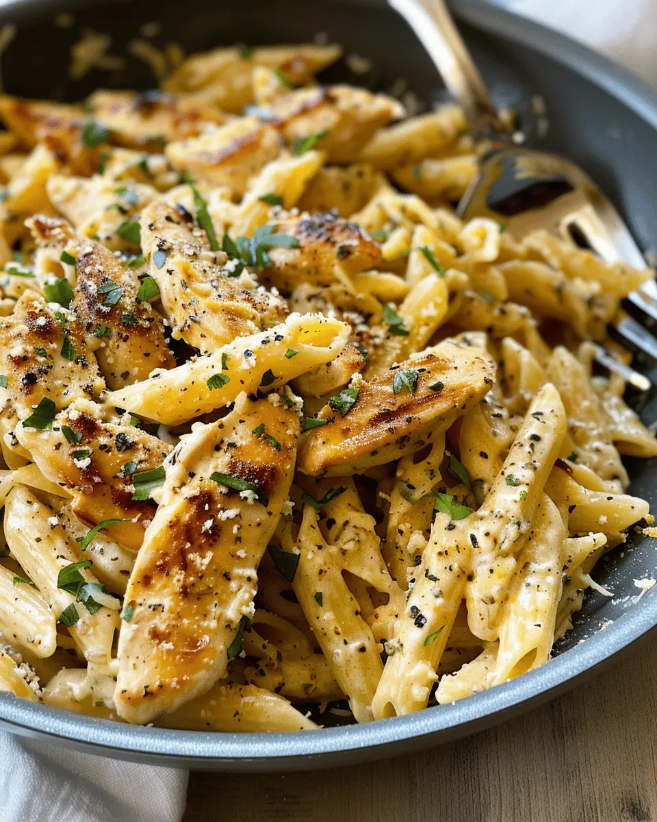 One Pan Garlic Parmesan Chicken Pasta: Easy Comfort Food Delight