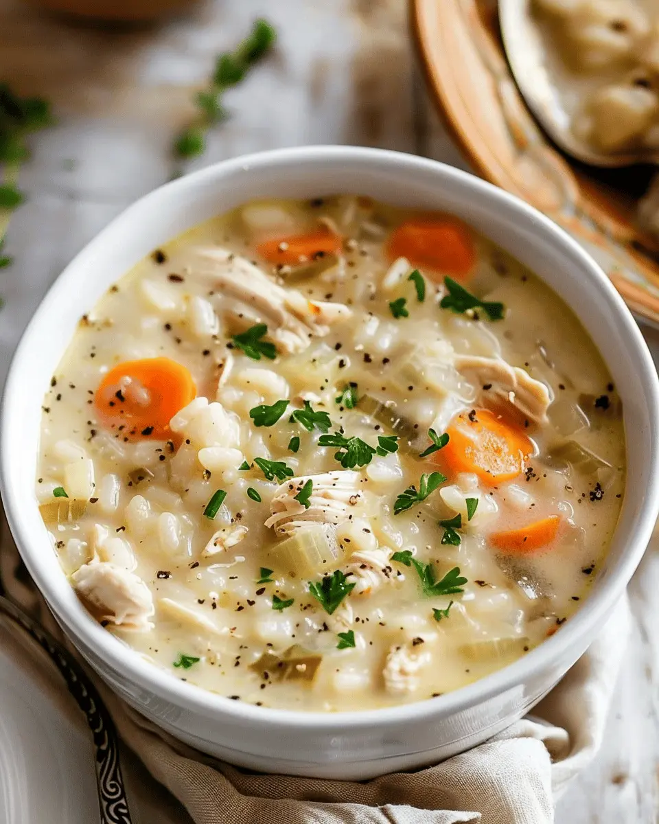 Creamy Chicken and Rice Soup: A Cozy, Healthy Twist for Everyone