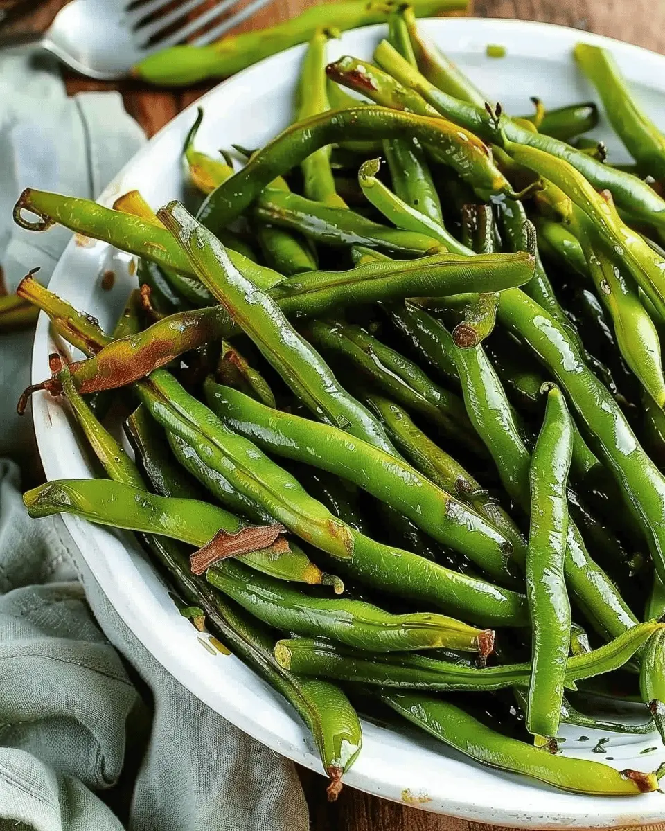 Crack Green Beans with Turkey Bacon: A Healthy, Flavorful Twist
