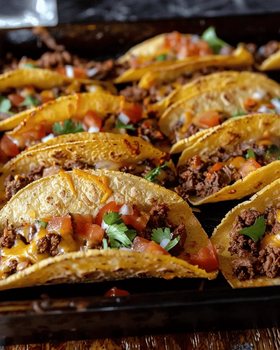 Crispy Baked Beef Tacos: The Best Homemade Comfort Food