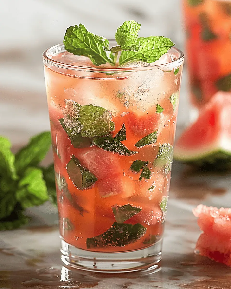 Watermelon Mojito Bliss: Refreshing Summer Drink Recipe