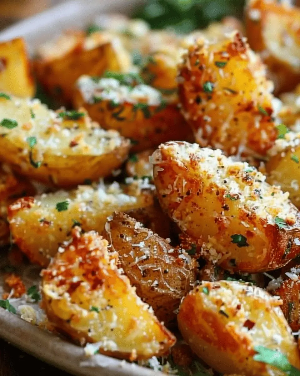 Crispy Crunchy Parmesan Potatoes: The Best Side for Any Meal