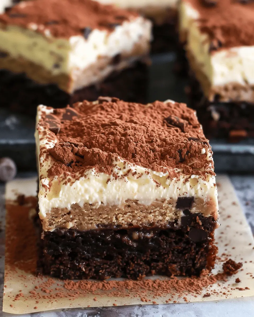 Tiramisu Brownies: The Indulgent Dessert You’ll Crave