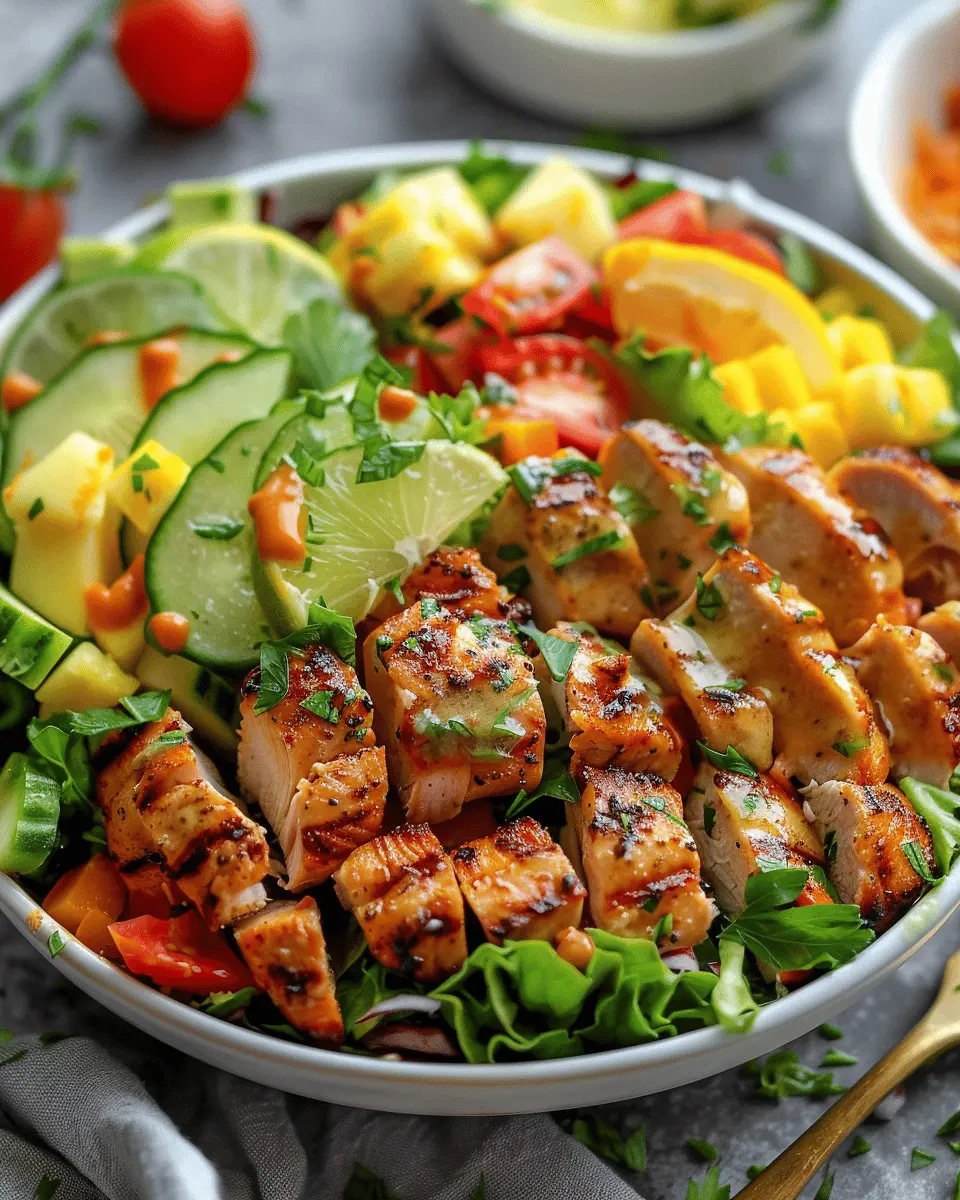 Hawaiian Chicken Salad: Easy Recipe with Turkey Bacon Twist