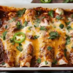 Cheesy Chicken and Chile Enchiladas