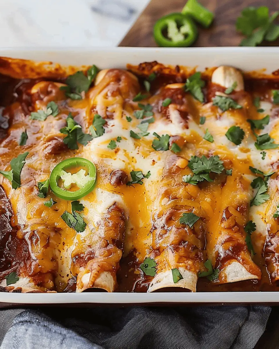 Cheesy Chicken and Chile Enchiladas: Easy Indulgence for All