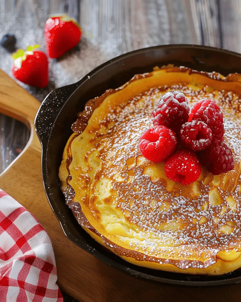 Dutch Baby Pancakes: Easy and Fluffy with Turkey Bacon Twist