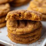 Chewy Pumpkin Snickerdoodle Cookies