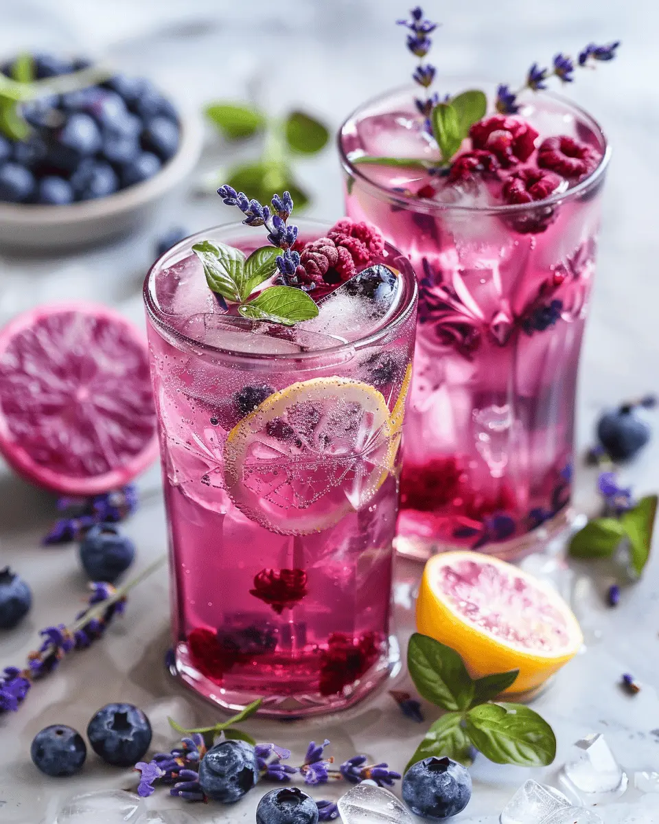 Blueberry Lavender Lemonade: Refreshingly Easy Summer Drink