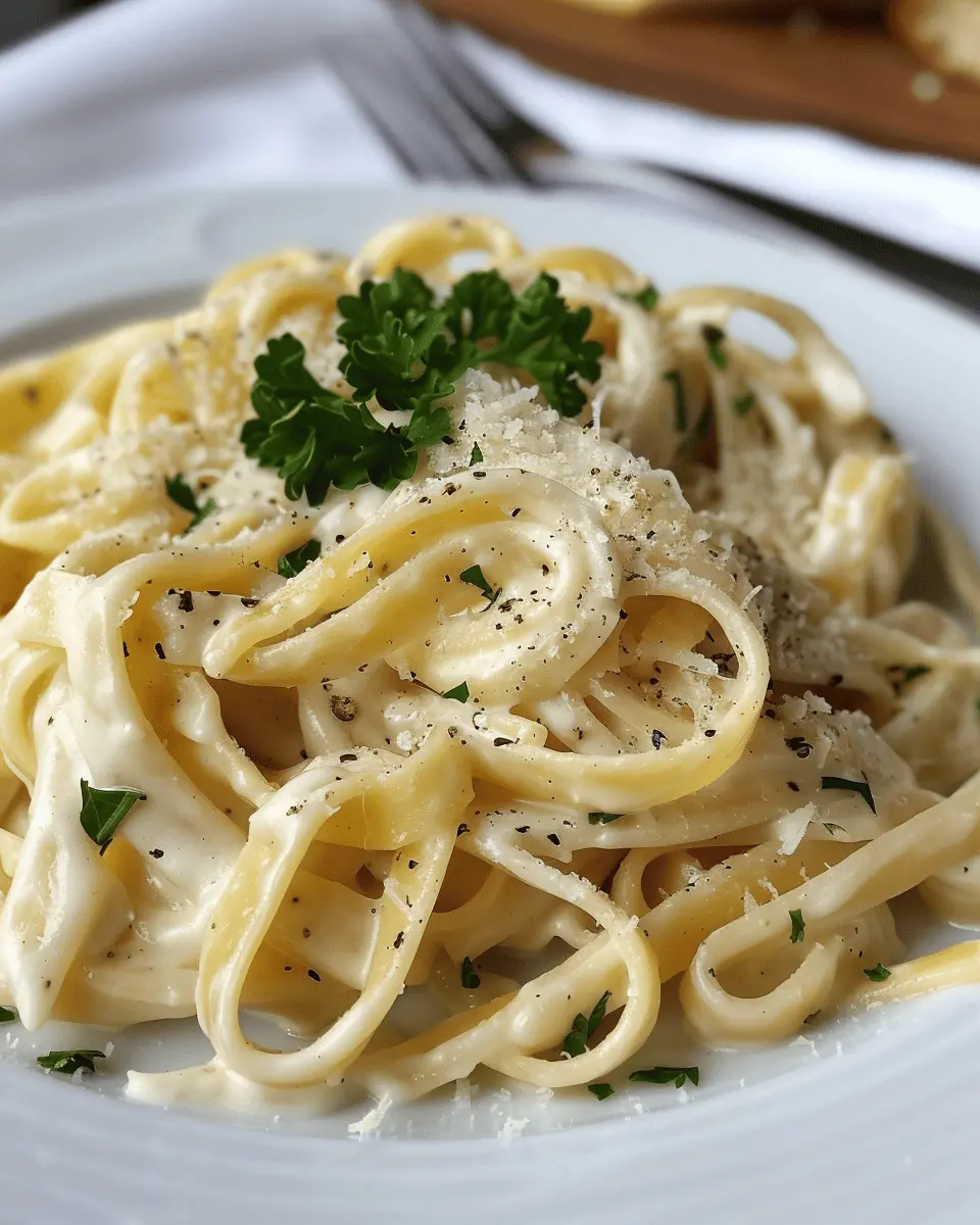 Fettuccine Alfredo Fiesta: Easy Comfort with Turkey Bacon and Chicken Ham