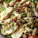 Easy Tuscan Chicken Salad with Sun-Dried Tomatoes