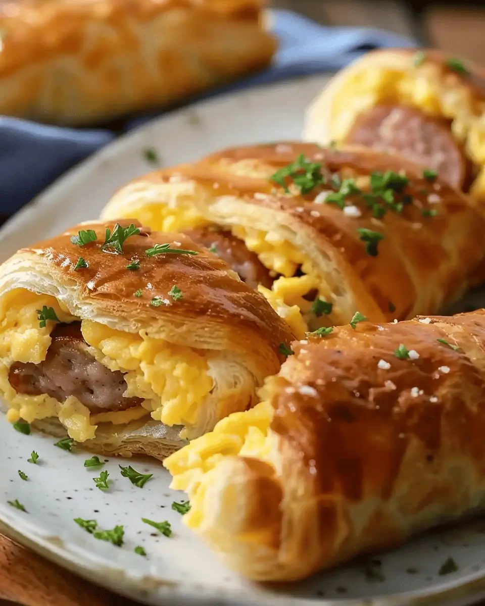 Sausage Egg Breakfast Roll-Ups: Easy, Flavorful Morning Delights