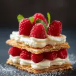Raspberry Mille-Feuille Cookies
