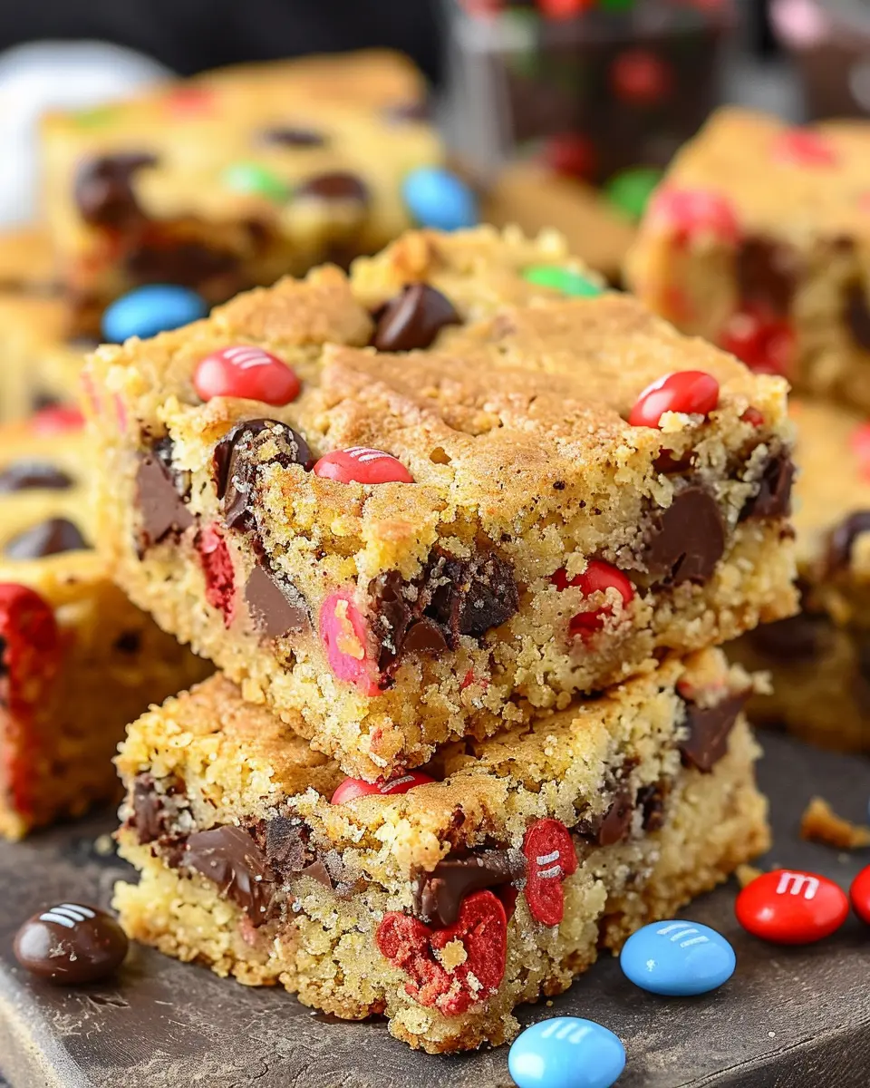 Delicious M&M Cookie Bars: The Best Treat for Your Sweet Tooth