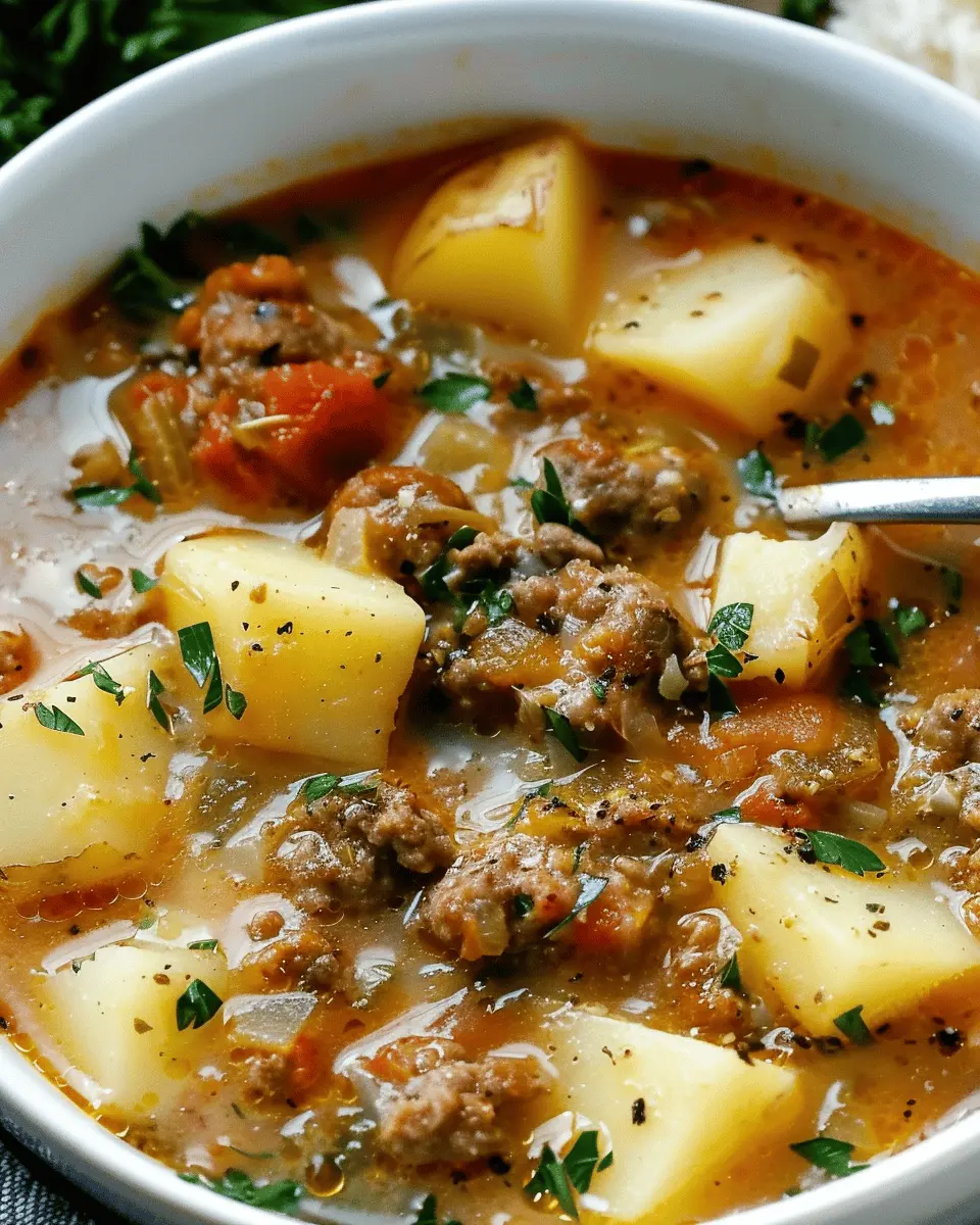 Cozy Italian Sausage and Potato Soup: The Best Comfort Recipe