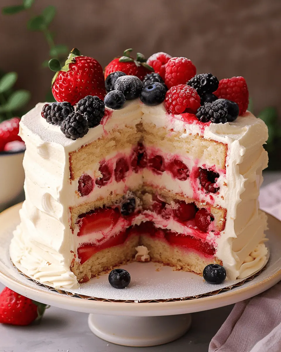 Berry Chantilly Cake: The Indulgent Dessert Everyone Loves