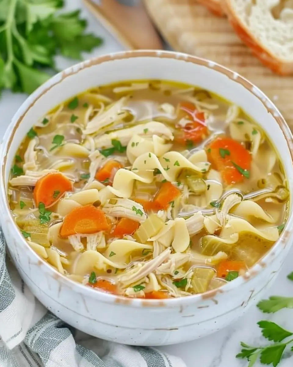 Crockpot Chicken Noodle Soup: Easy Comfort for Cozy Nights