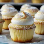 Fluffy Japanese Cotton Cheesecake Cupcakes