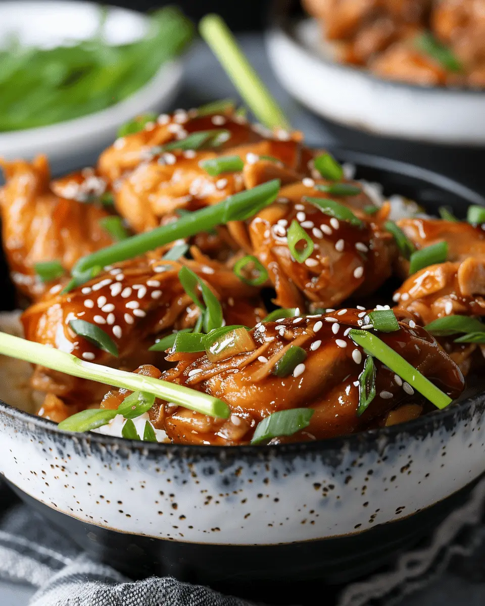 Dump and Go Crockpot Soy Honey Garlic Chicken for Easy Meals