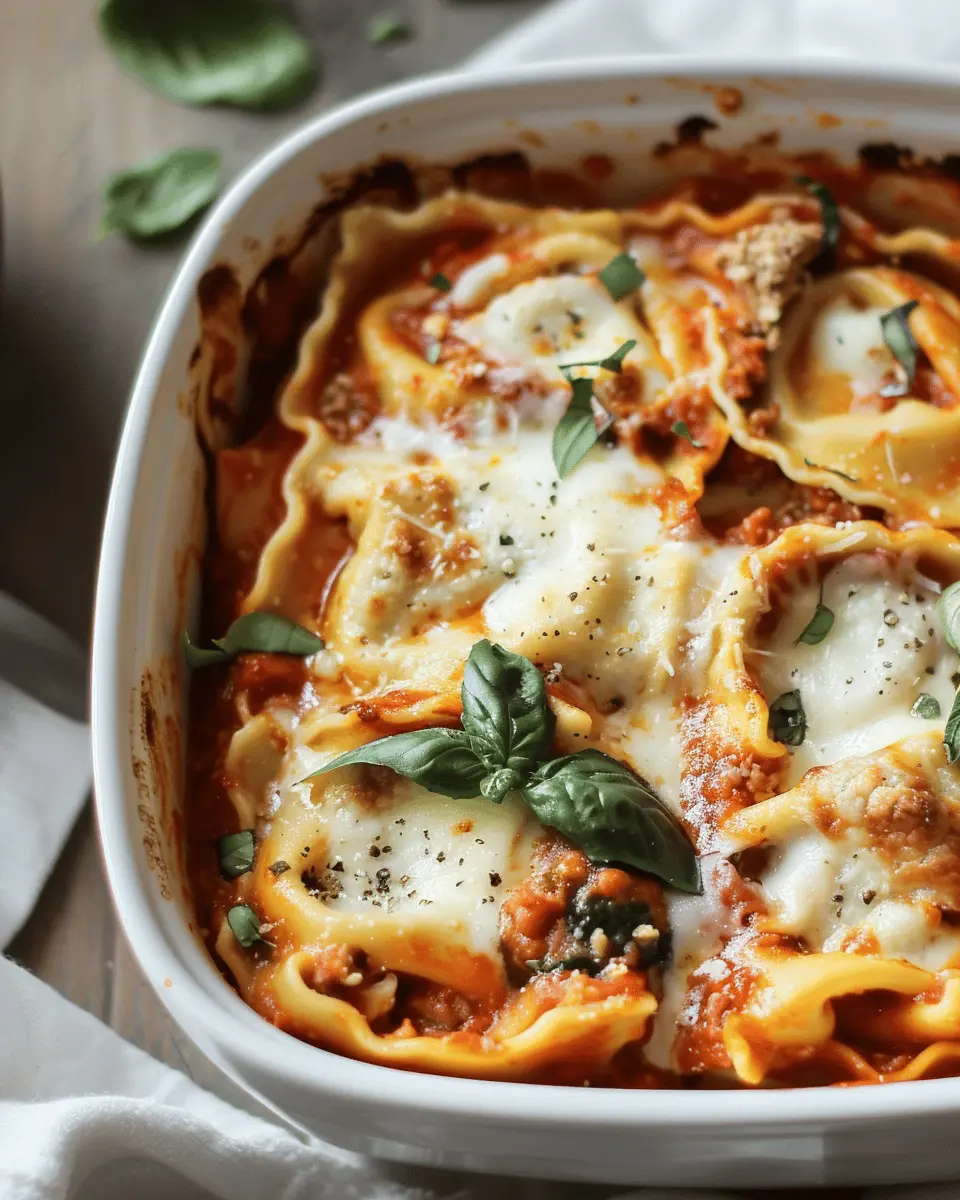 Baked Tortellini Lasagna: An Easy, Indulgent Twist on Comfort Food