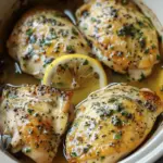 Crockpot Lemon Garlic Butter Chicken