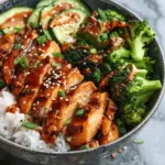 Healthy Sticky Chicken Bowls Recipe