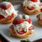 Strawberry Cream Puffs