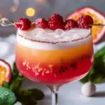 Raspberry Passionfruit Tequila Sour