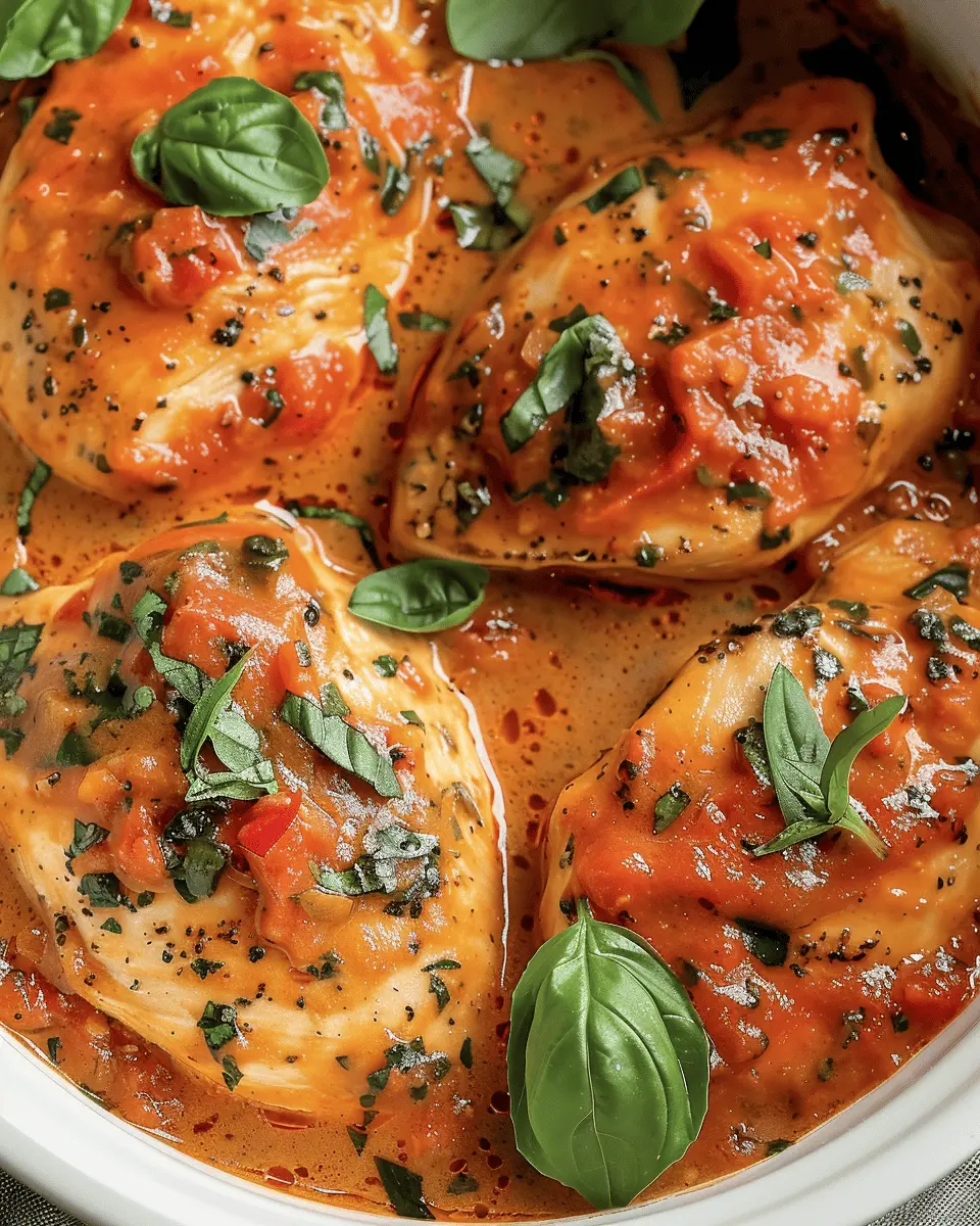 Crockpot Creamy Tomato Basil Chicken: A Cozy Family Delight