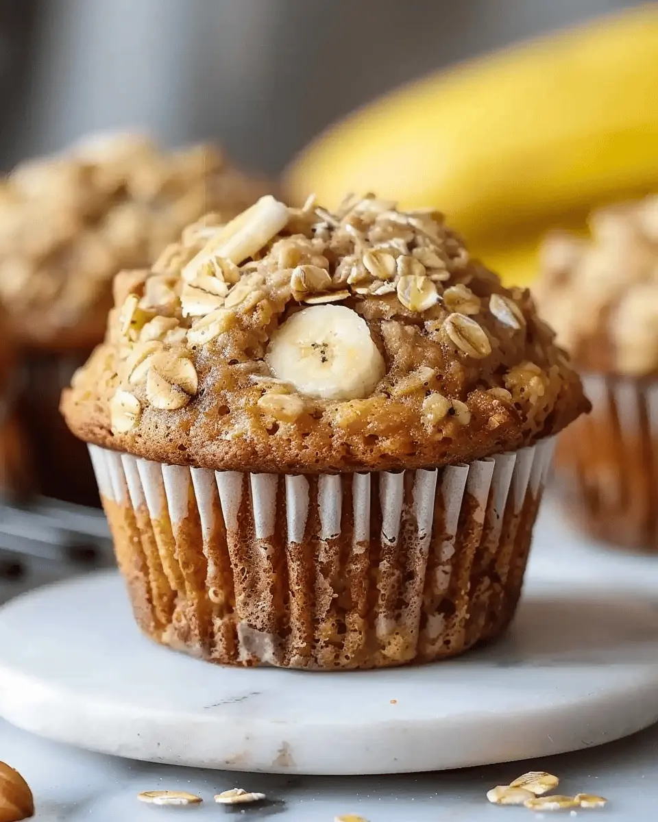 Healthy Banana Oatmeal Muffins: Easy & Deliciously Wholesome Treats