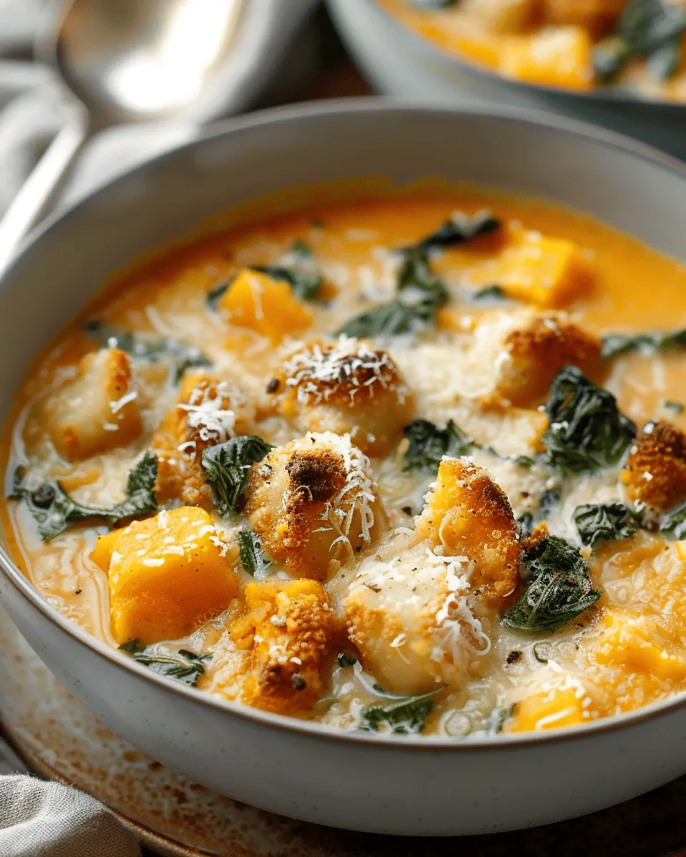 Savory Butternut Squash Gnocchi Soup: A Cozy Indulgence for All