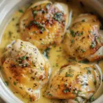 Crockpot Lemon Garlic Butter Chicken