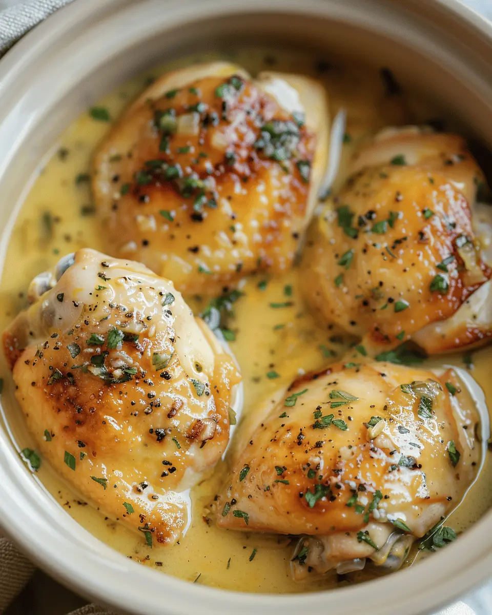 Crockpot Lemon Garlic Butter Chicken: Easy Recipe for Busy Nights