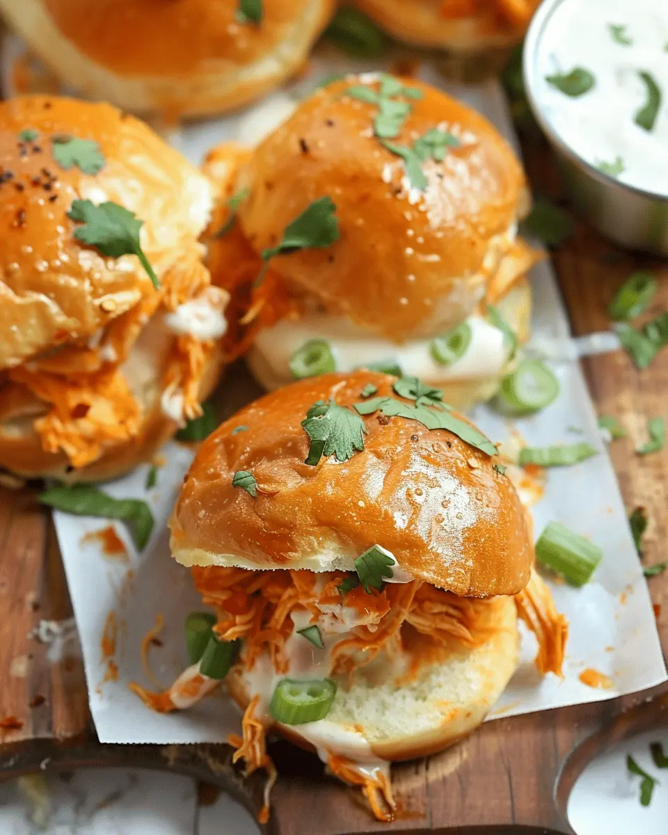 Spicy Buffalo Chicken Sliders: Easy, Flavor-Packed Family Delight
