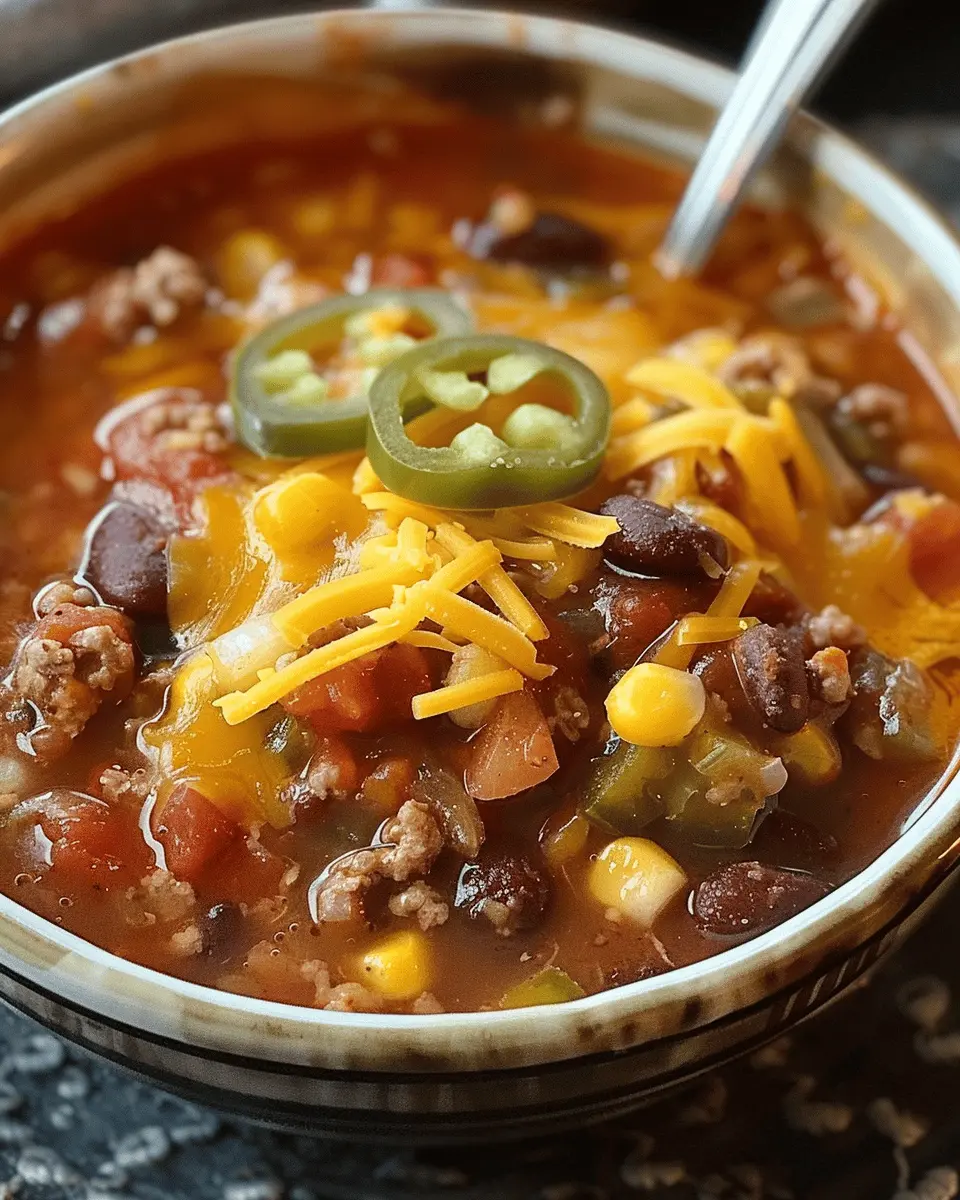 7 Can Taco Soup: Easy Comfort Food with Turkey Bacon Delight