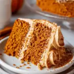 Pumpkin Cake with Cinnamon Cream Cheese Frosting