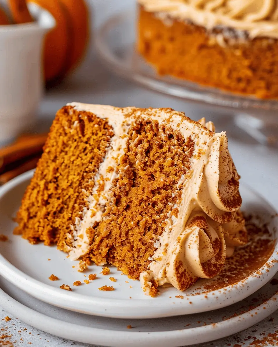 Pumpkin Cake with Cinnamon Cream Cheese Frosting: A Cozy Delight