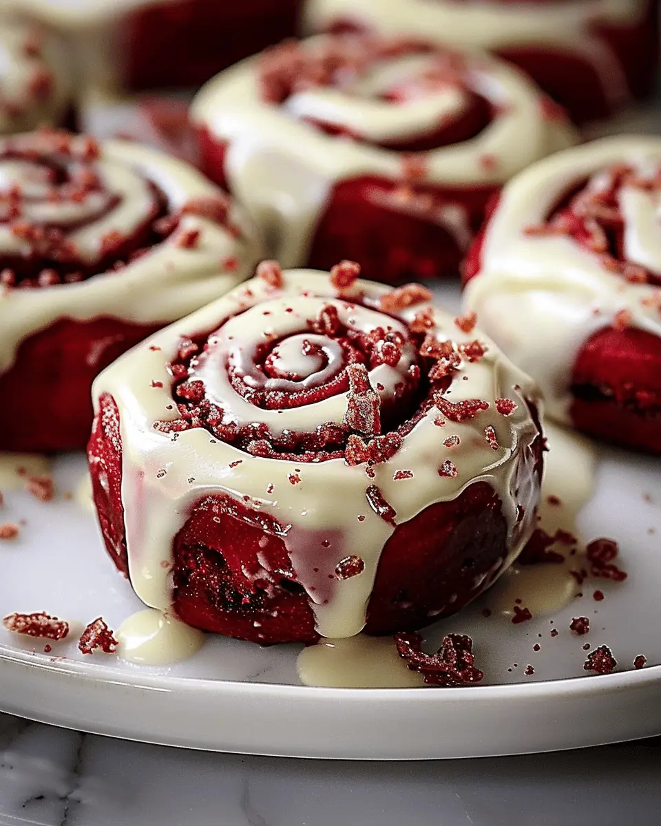 Heavenly Red Velvet Cinnamon Rolls: Indulgent Treat for All
