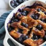 Overnight Blueberry French Toast Casserole