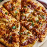 Cheesy BBQ Chicken Pizza