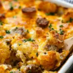 Tater Tot Sausage Breakfast Casserole